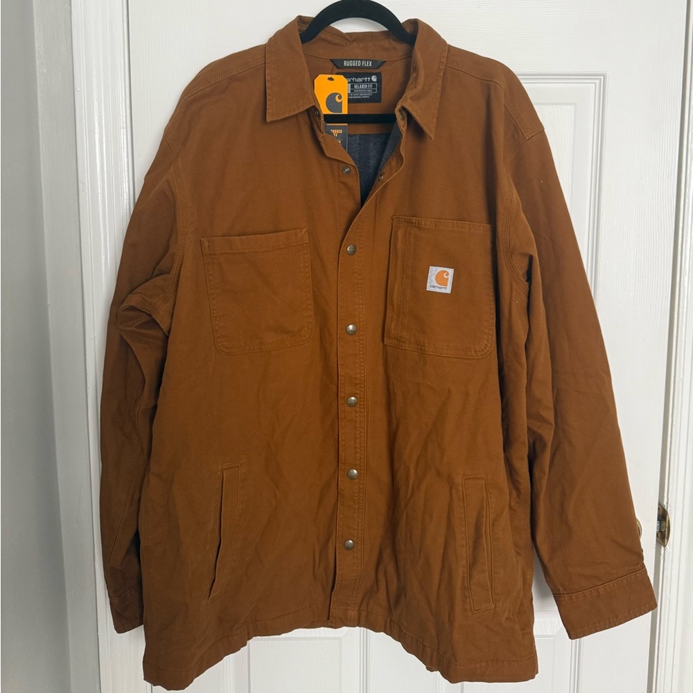 Carhartt Brown Lightweight Shirt Jacket